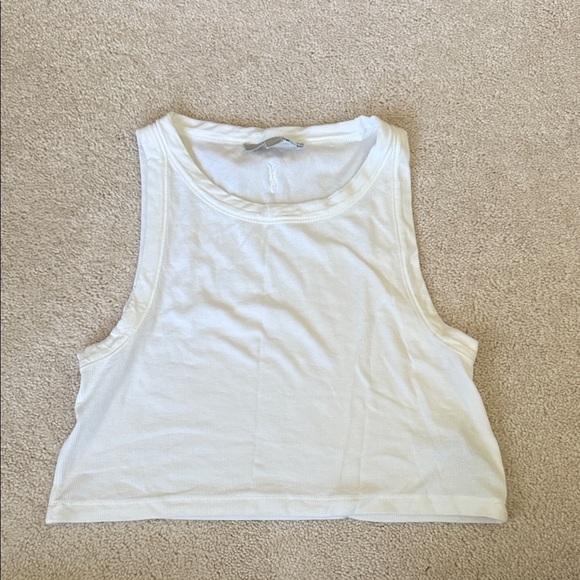 White cropped All Saints tank top - Picture 5 of 8